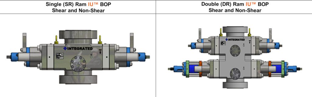 Inverted Rams Bop RAM IU™ BOP - Integrated Equipment, Inc