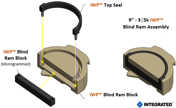 IWP™ CSO (Blind) Ram Assembly