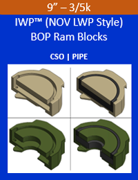 bop ram blocks (IWP nov lwp style)