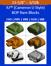 bop ram blocks IU cameron u style