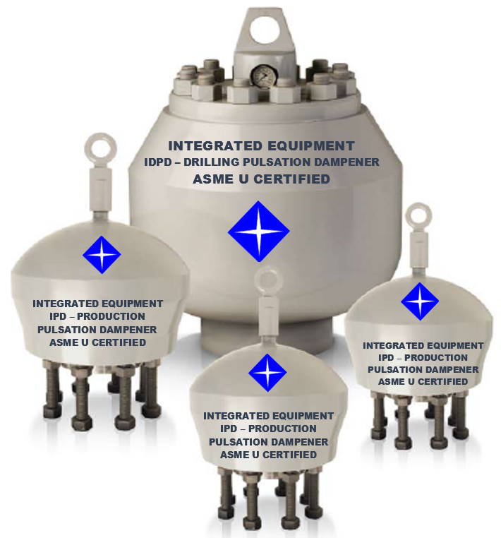 INTEGRATED FAMILY OF PULSATION DAMPENERS